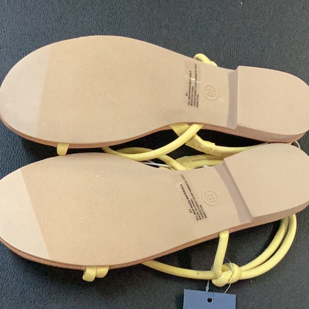Women's Petal Tubular Sandals - Universal Thread - yellow - various sizes - Picture 5 of 5